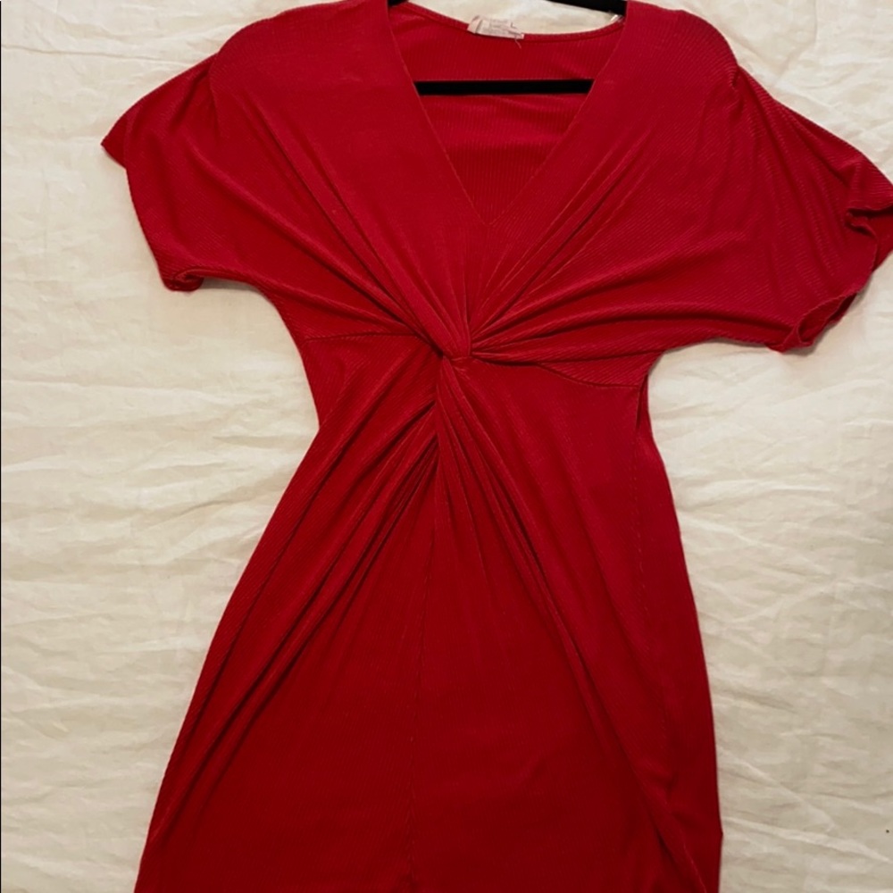 Red Cotton Dress